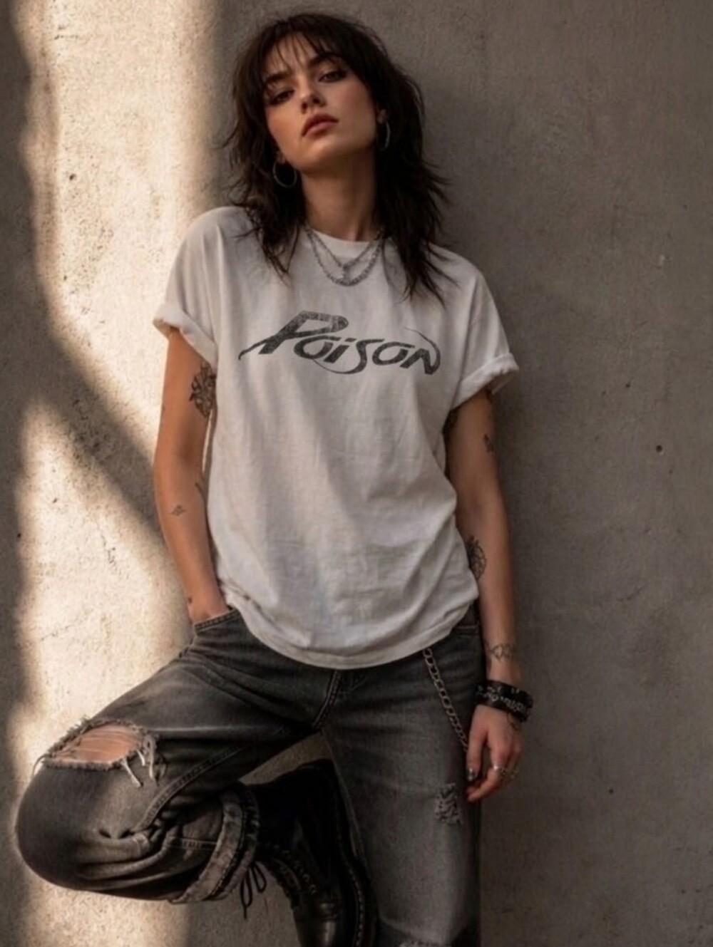 Daydreamer • Poison NOTHIN' BUT A GOOD TIME t-shirt in White